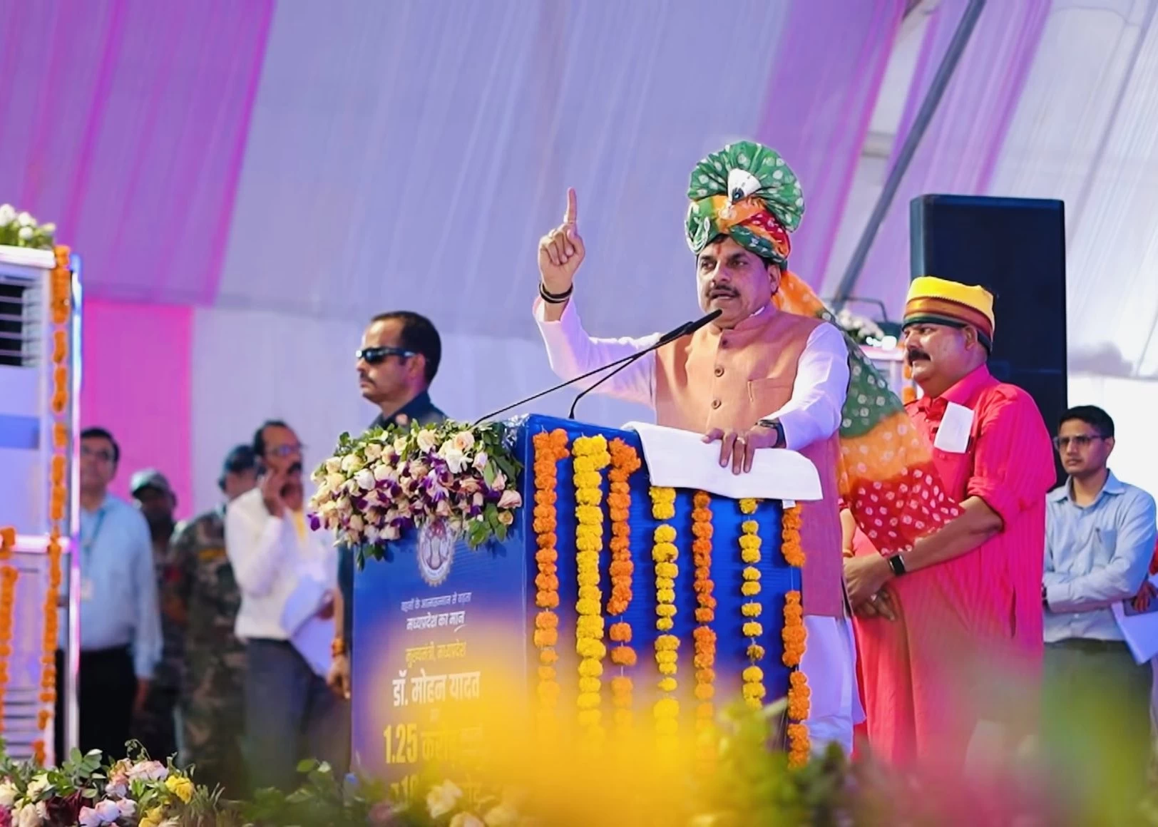 Chief Minister Dr. Mohan Yadav released the 38th installment of the Ladli Behna Yojana from Lahar, Bhind