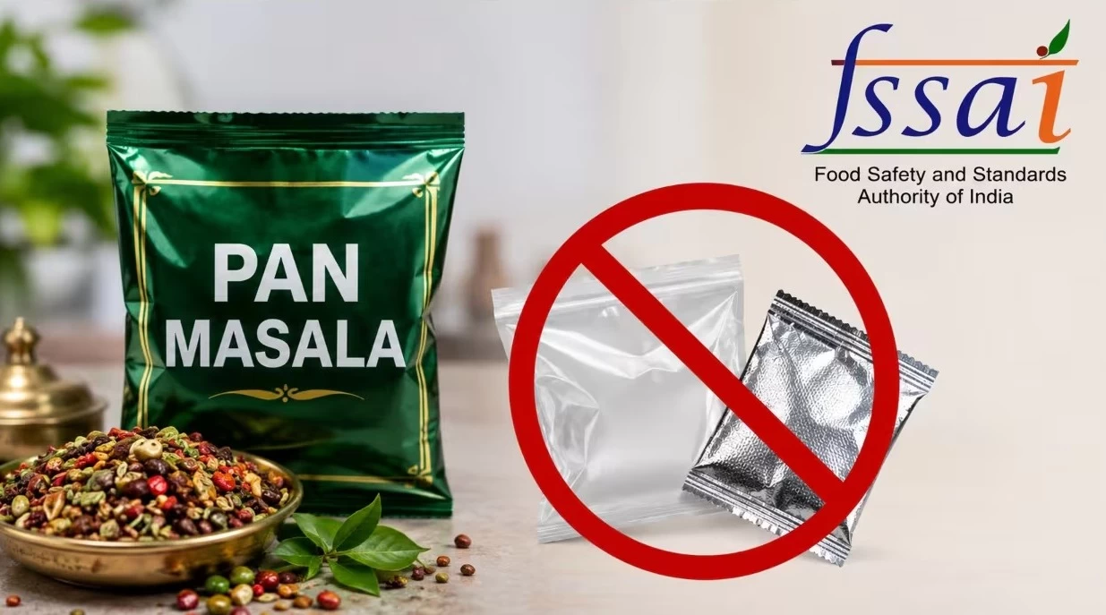 FSSAI's Major Decision on Pan Masala Packaging