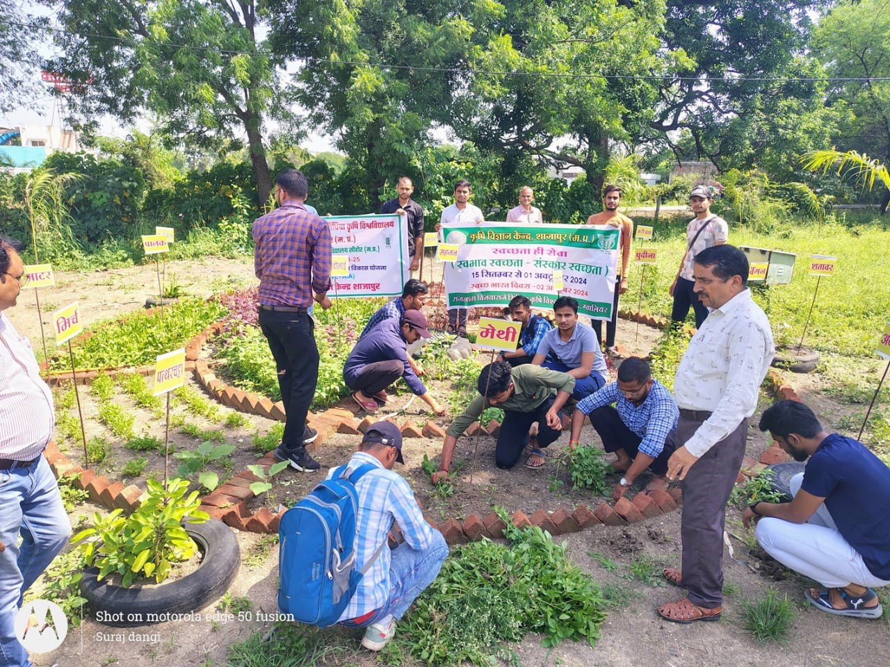 Gandhi Jayanti celebrated as Swachhta Diwas in Krishi Vigyan Kendra