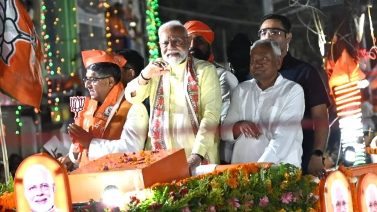 Prime Minister Modi's Grand Road Show in Patna