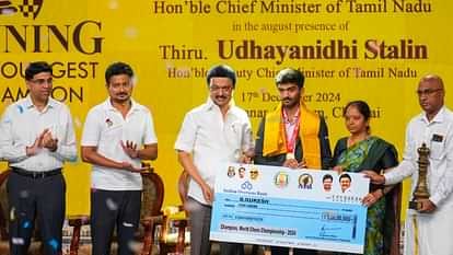 Tamil Nadu CM Stalin felicitates world champion Gukesh