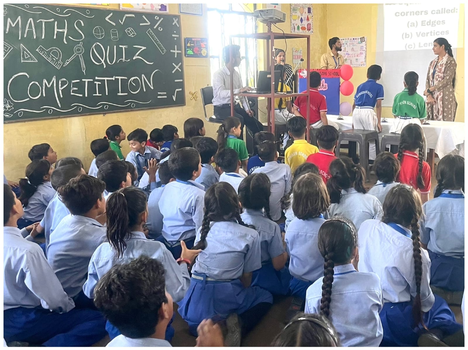 Maths quiz was organized in Benison School