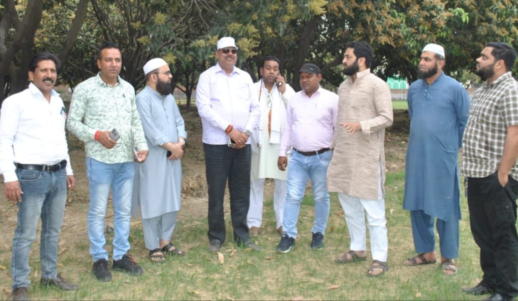 Municipal officials inspected Eidgah regarding Eid-ul-Fitr prayers
