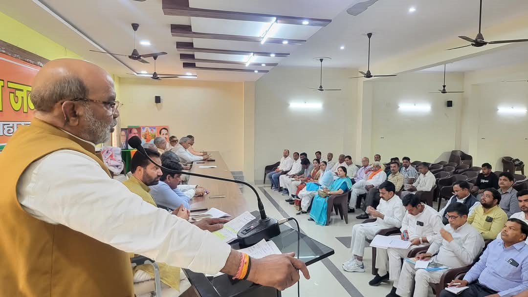Workshop was organized at District Office Saharanpur on the subject of celebration campaign of eight