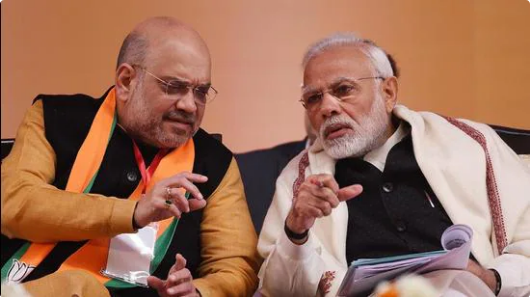 Home Minister Amit Shah reached to meet PM Modi