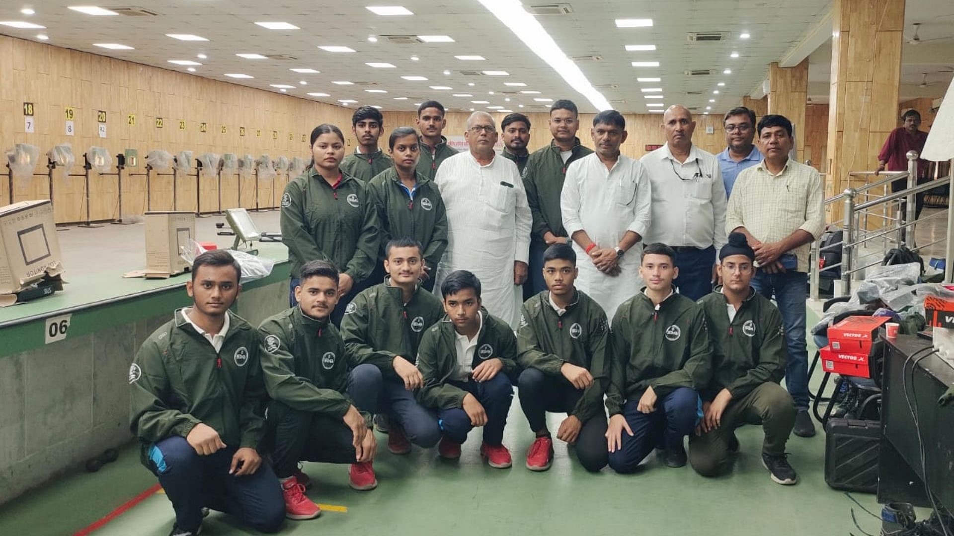 Sports Minister visits Kalyan Bigha Shooting Range