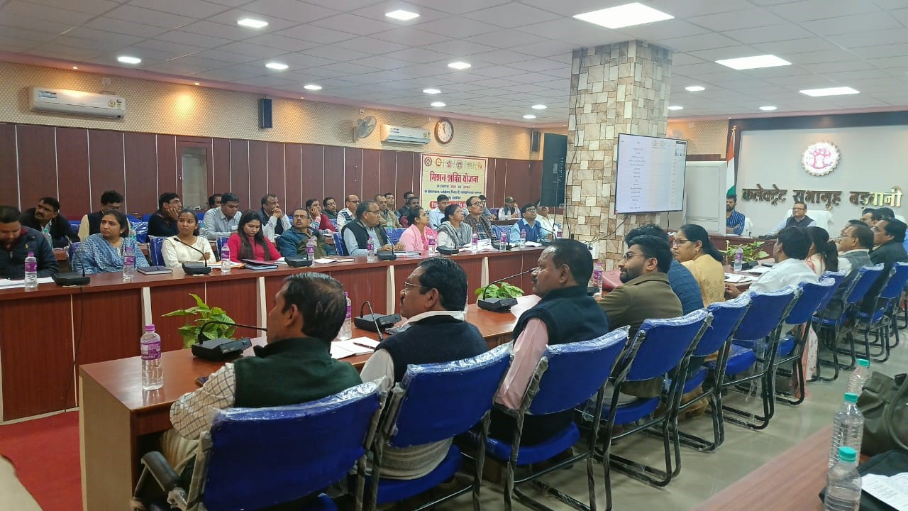 Collector held review meeting of CM Helpline cases