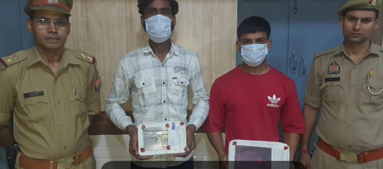 Police team arrested two accused