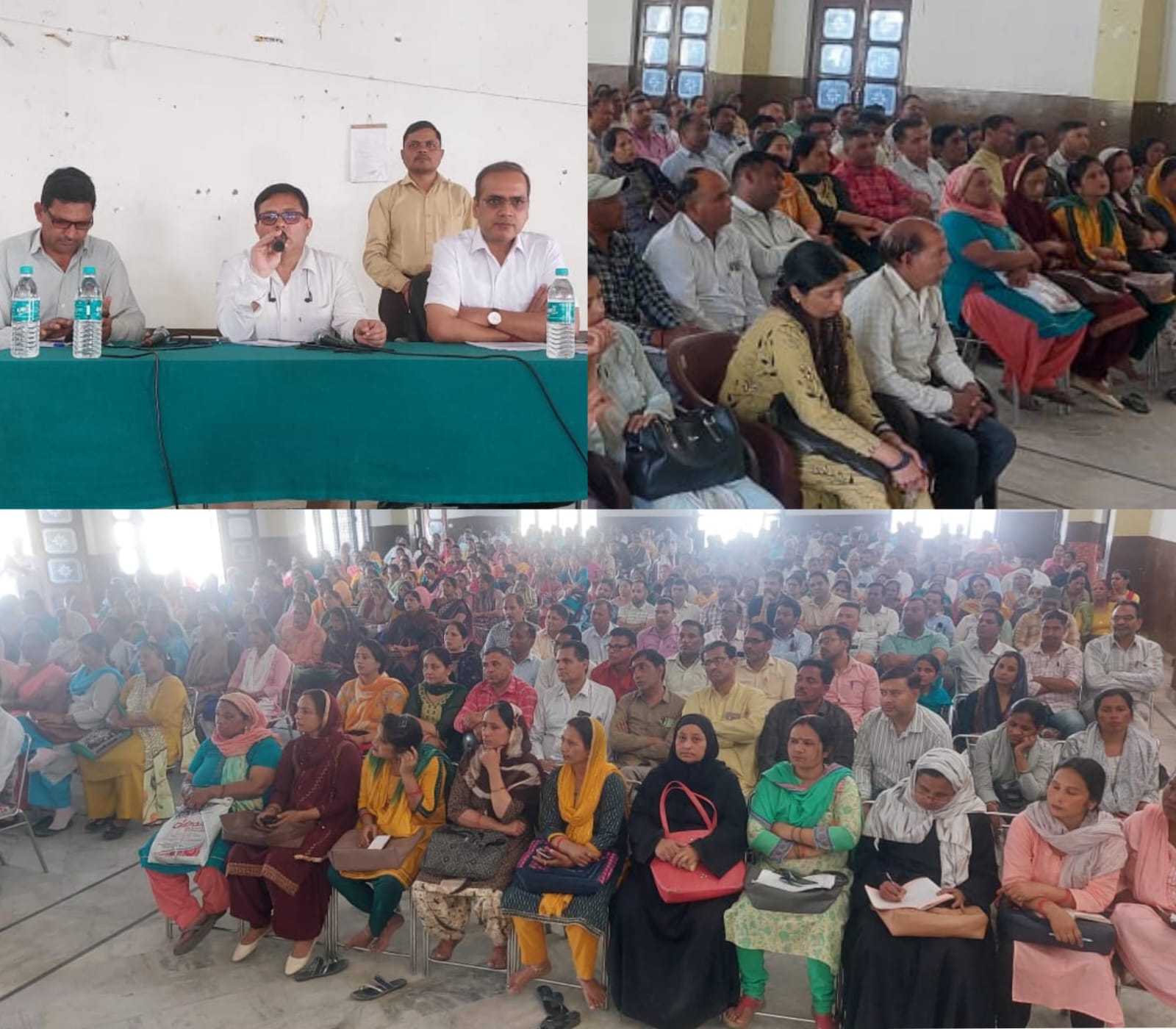 SDM and Tehsildar held a meeting with BLO in Saharanpur