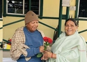 Former CM Rabri Devi congratulated Lalu Prasad Yadav on the New Year in a special way