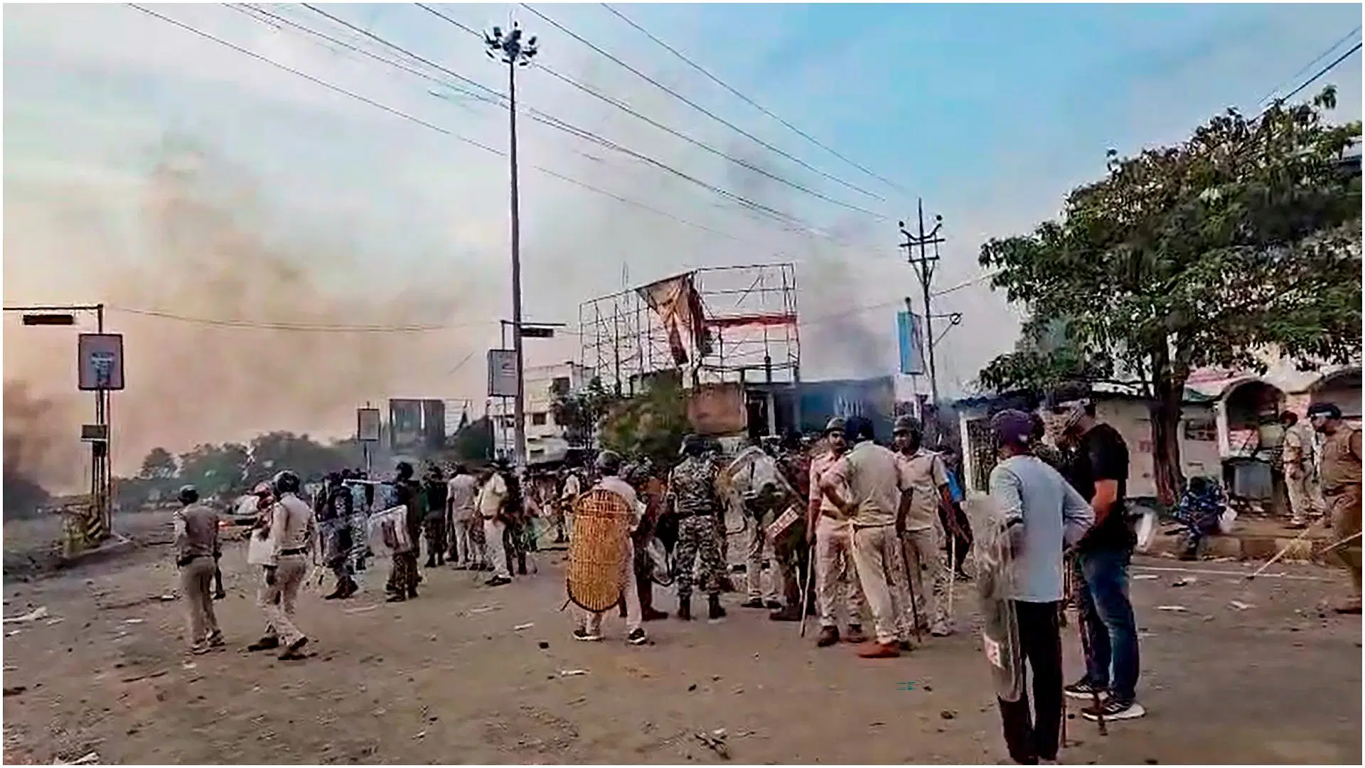 Police action in Murshidabad violence