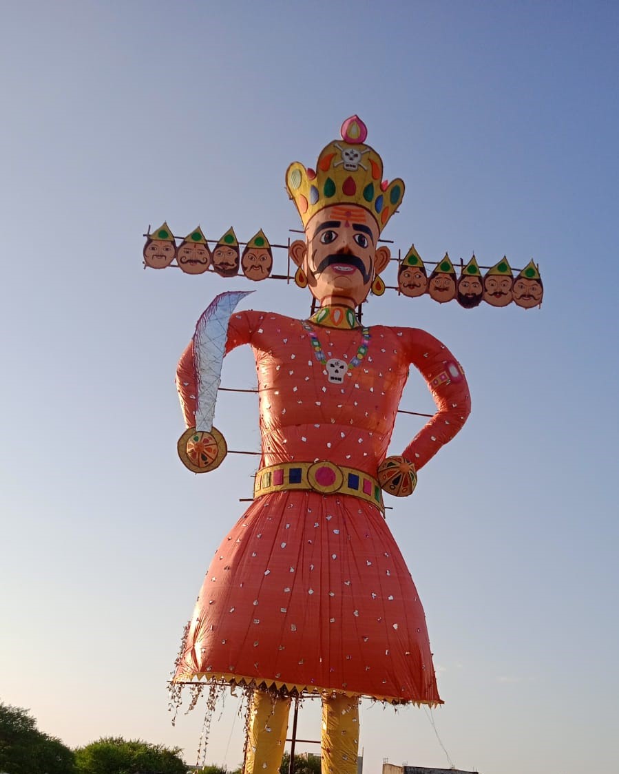 The effigy of the tyrant ready for combustion