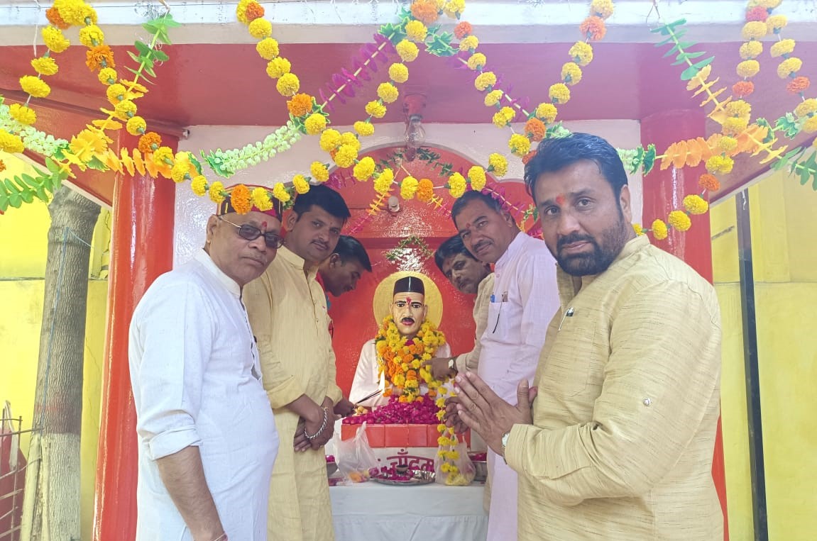Celebrated in Shri Krishna gymnasium death anniversary of chandmal ji ram