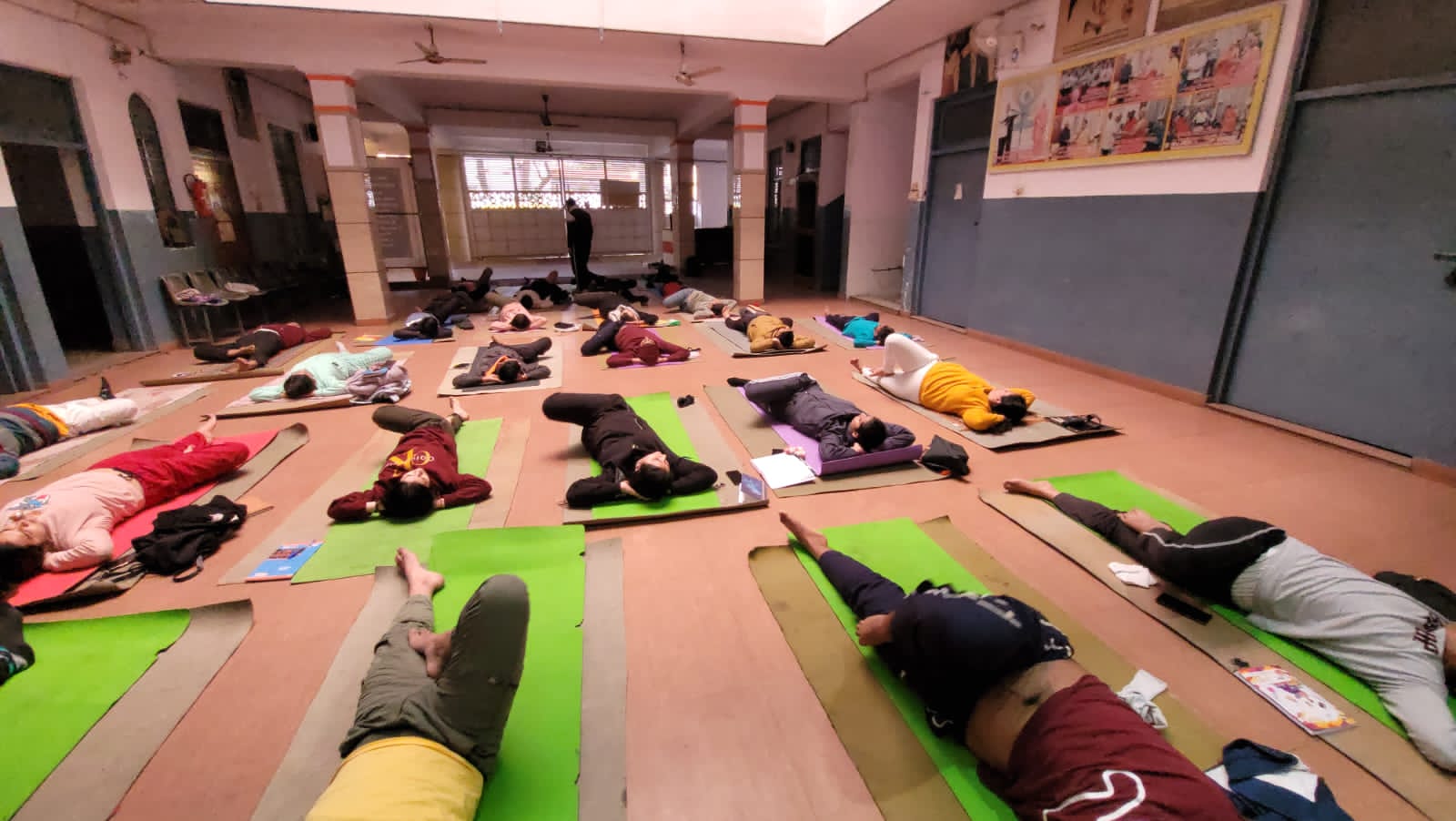 In Saharanpur, new energetic life is obtained from Shava Asana