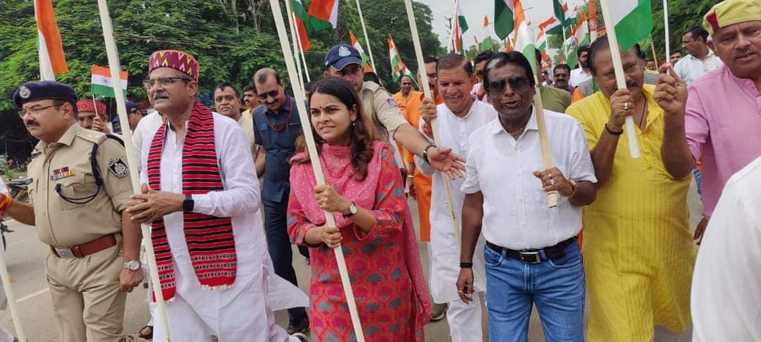 Tiranga Yatra taken out in Shajapur