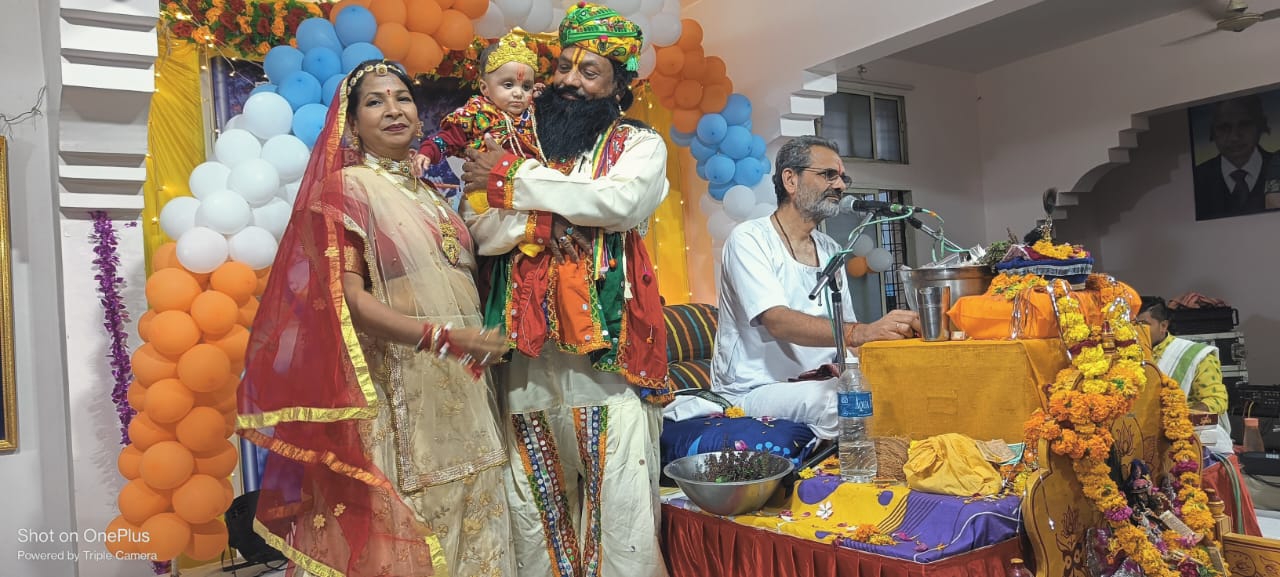 Shrimad Bhagwat Mahapuran organized in Shri Sanwariya Seth Temple of Dhar