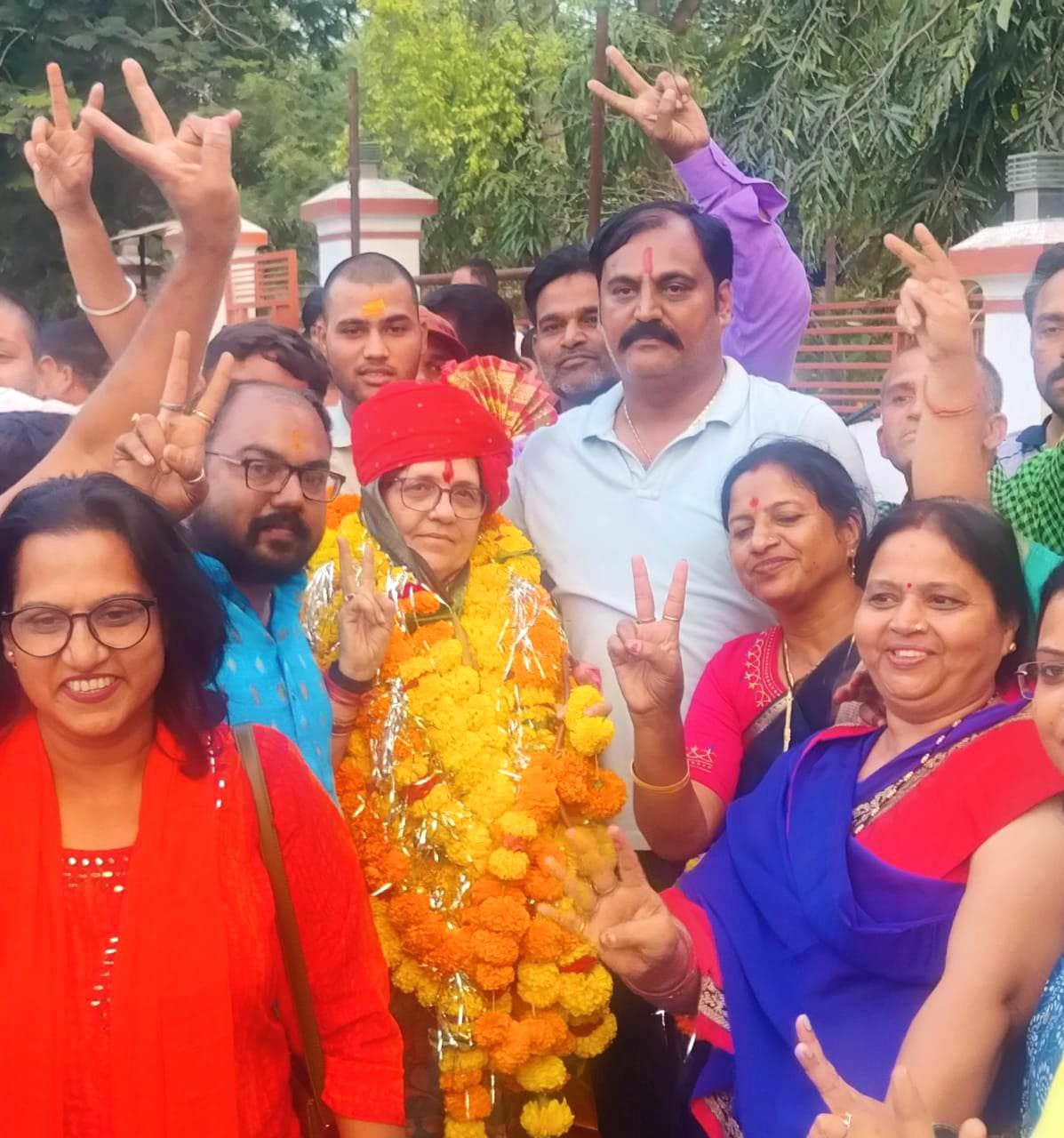 BJP authorized candidate declared in the district