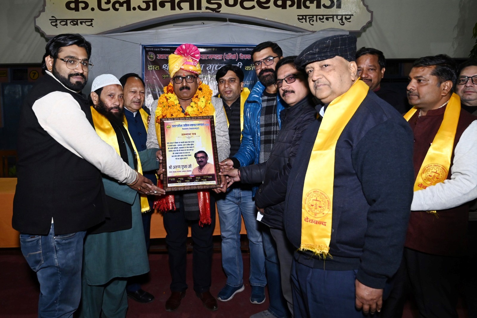 Arun Gupta gets grand welcome on becoming BJP city president