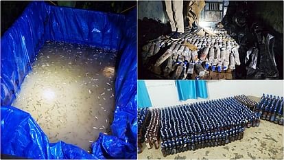 Liquor was being smuggled in Saharsa under the guise of fish seeds