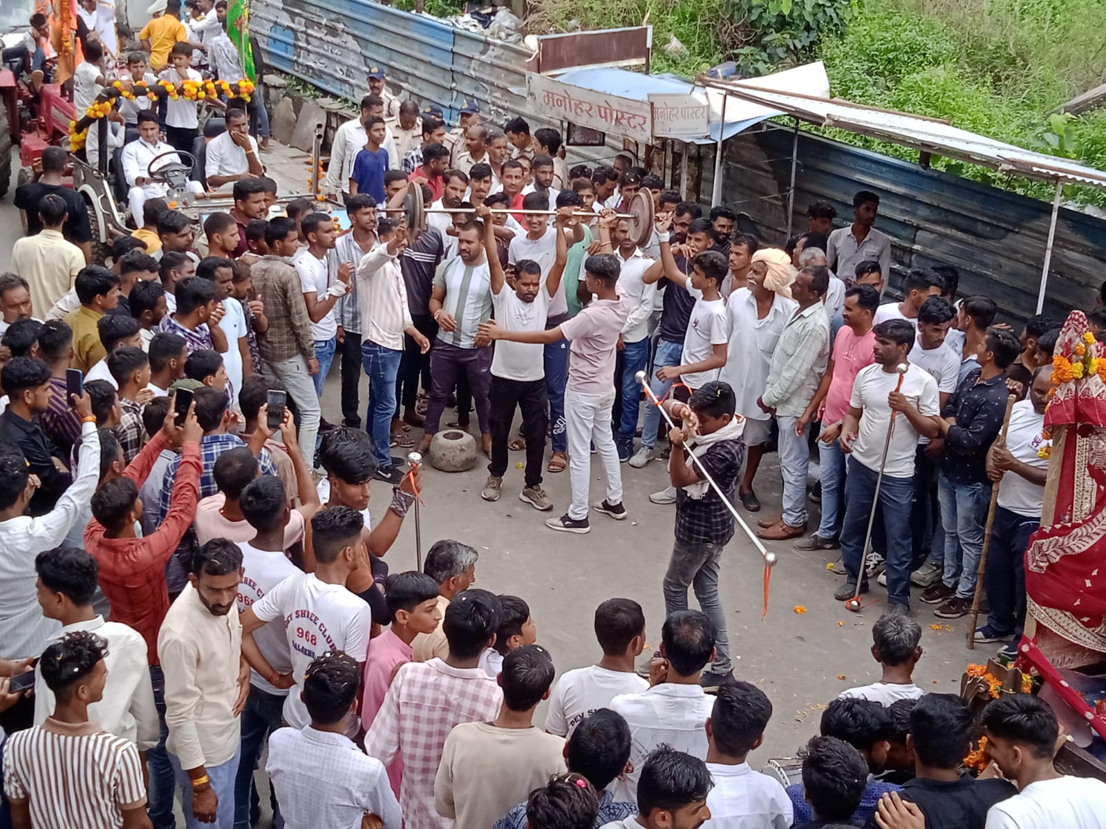 Procession held on the birth of Lord Devnarayan
