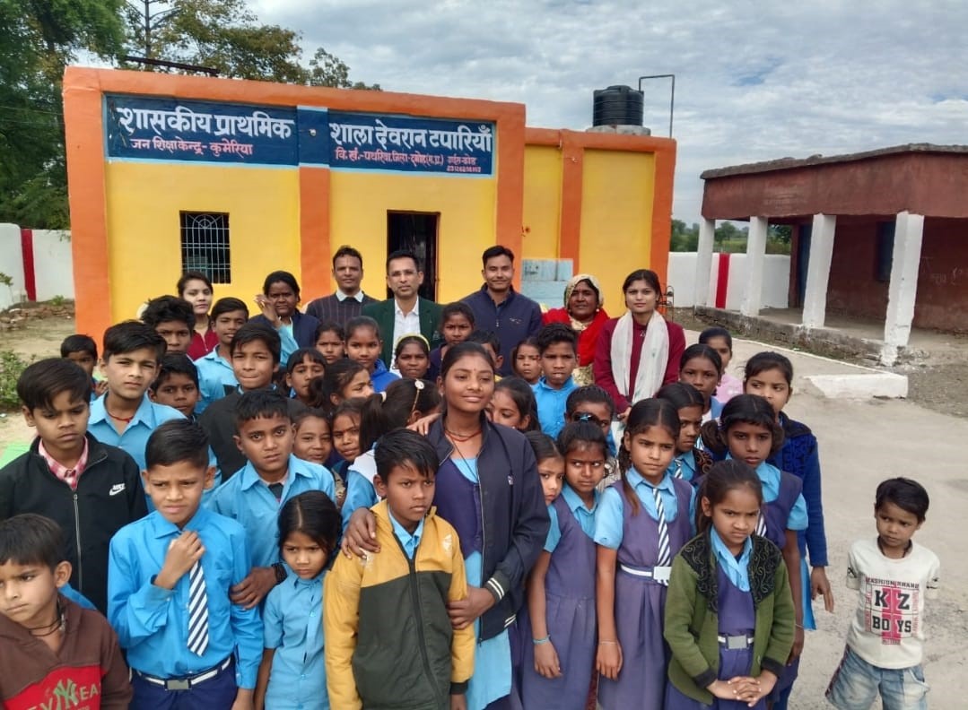The three-day winter camp going on in the Government Primary School Devran Taparia in Damoh concluded