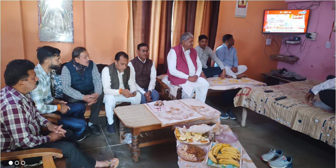 Saharanpur District Panchayat President and MLA listened to PM's thoughts