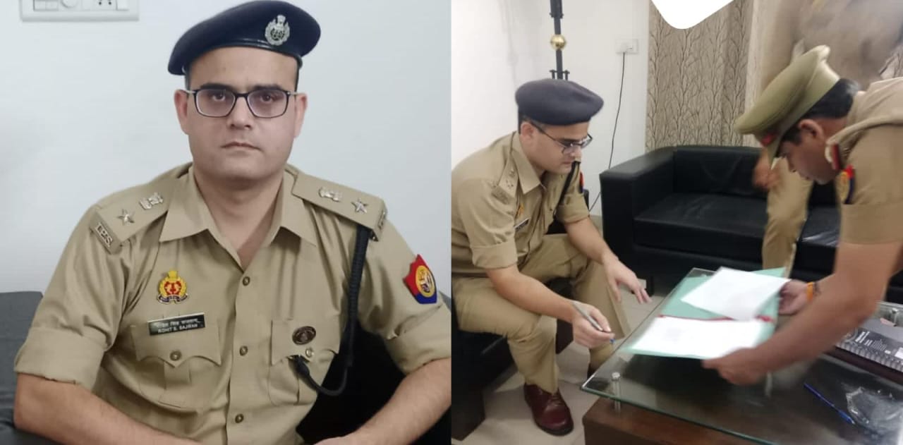 Saharanpur district's newly arrived SSP Rohit Singh Sajwan took charge of the district