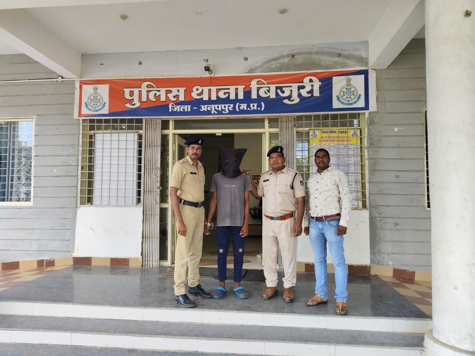 Bijuri police solved the case of unknown blind murder in 12 hours