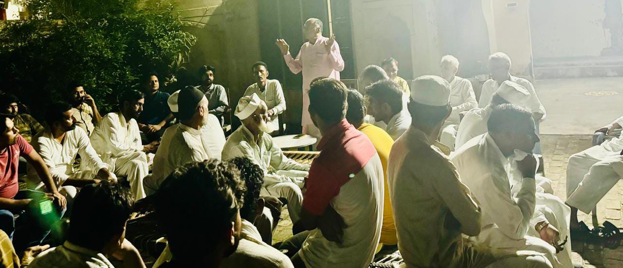Massive crowd gathered in Khajunawar village for separate state, creation of separate western state is the biggest need of the hour: Bhagat Singh Verma