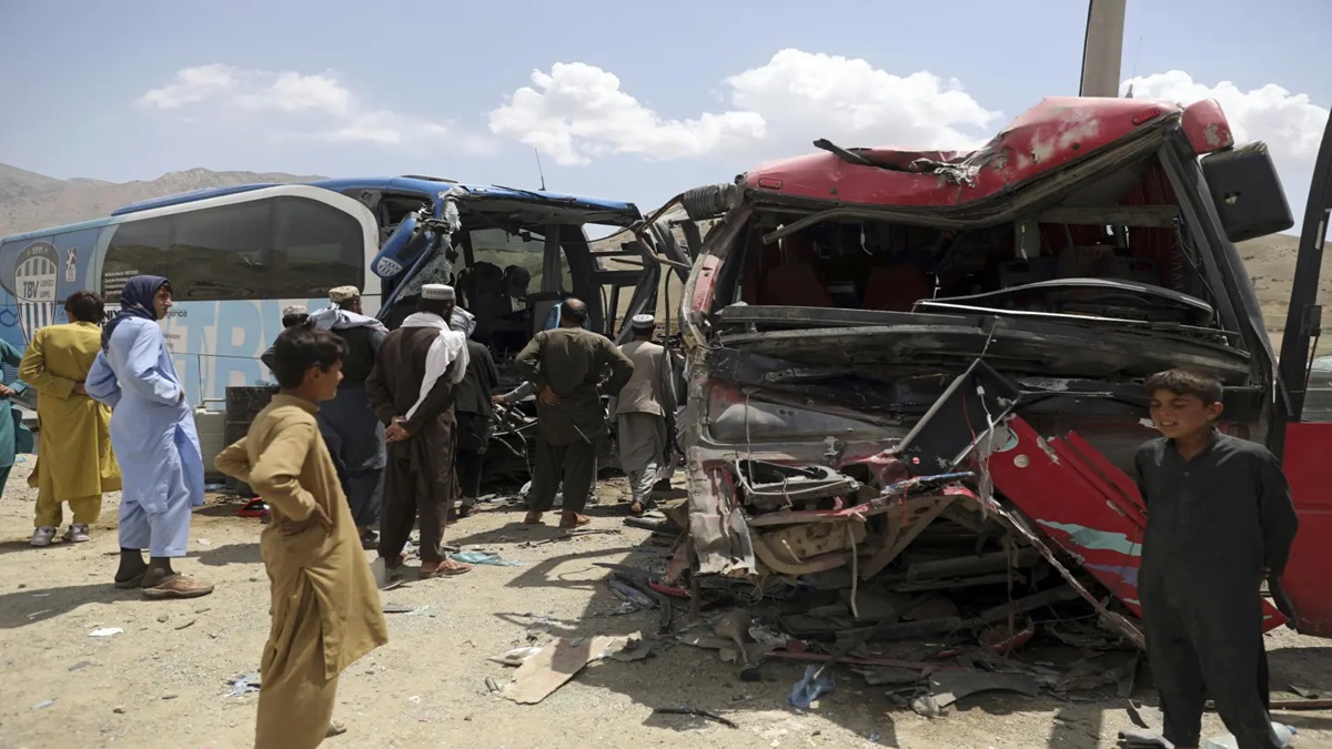 Horrific road accident in Afghanistan