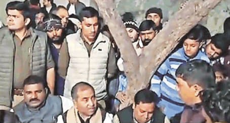 Two accused arrested in the firing incident between two parties on the cremation ground