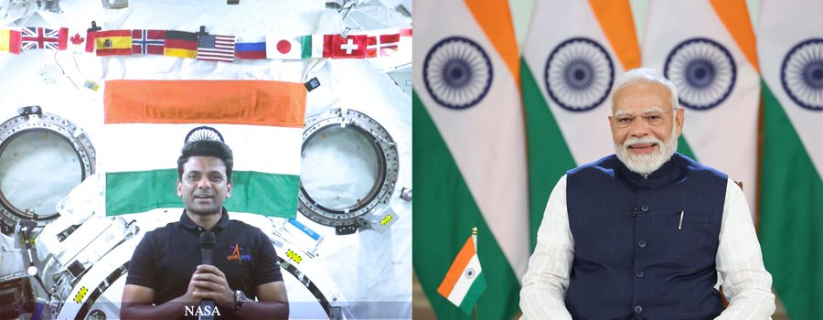 PM Modi spoke to Astronaut Shubhanshu Shukla