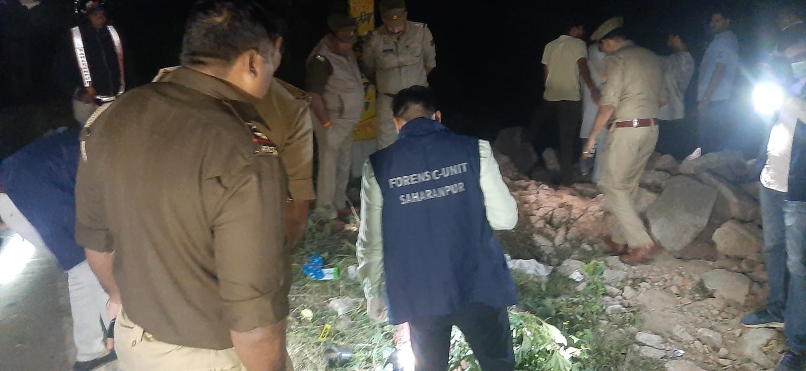 Sensation spread after the bodies of a boy and a girl were found lying in a ditch