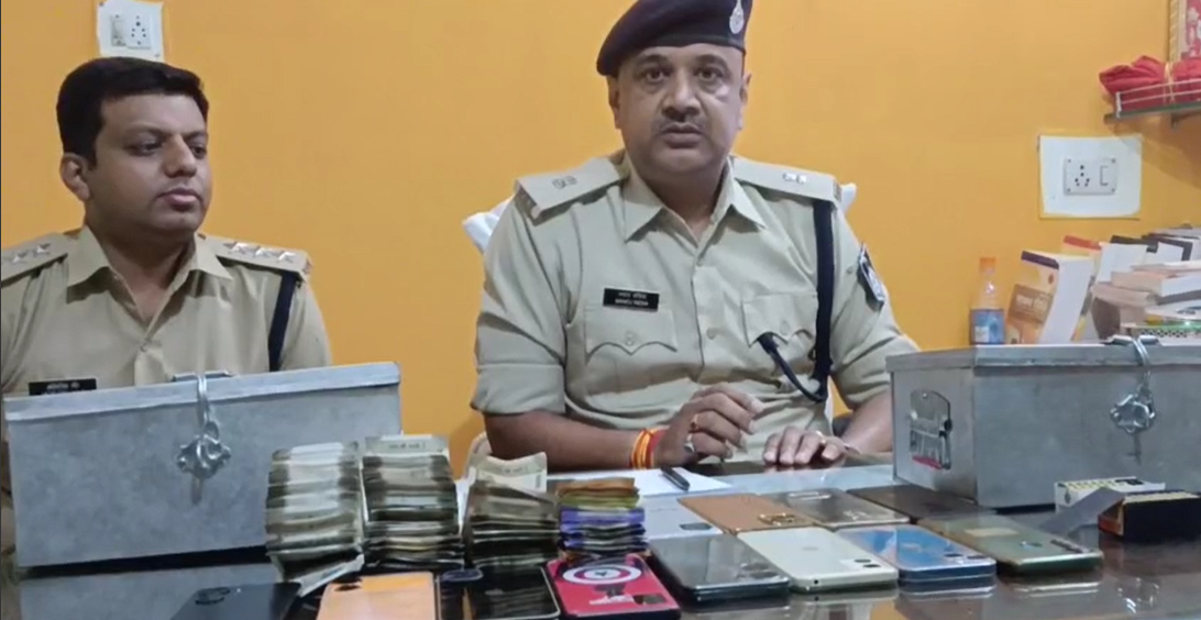 Police raid on gambling racket operating in Katni