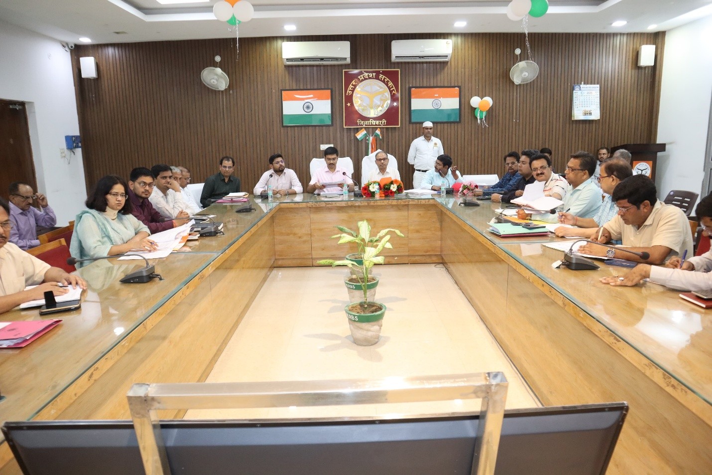 Nodal officer reviewed the preparations for the tree plantation campaign