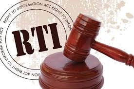 Information received from RTI