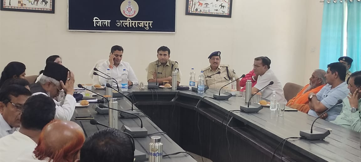 Peace committee meeting held in MP's Alirajpur