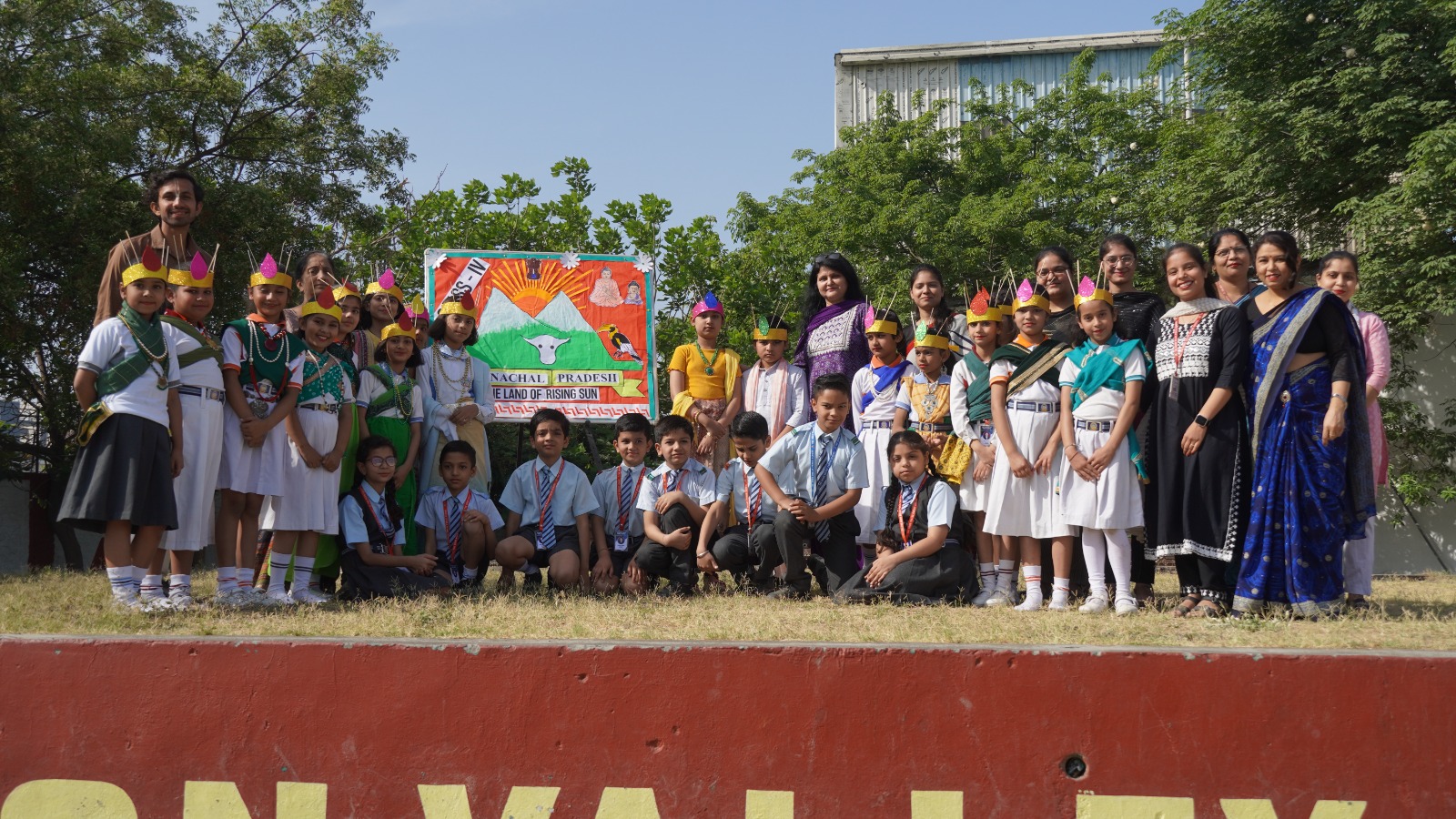 Theme presentation organized in Doon Valley Public School, Deoband