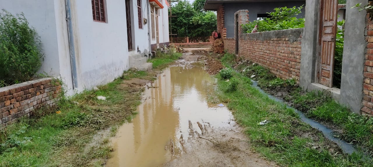 Complained to SDM about closing of government drain