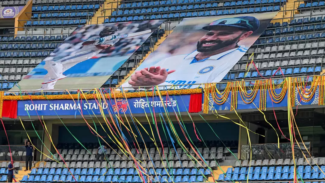 Stand inaugurated in the name of Rohit in Wankhede Stadium