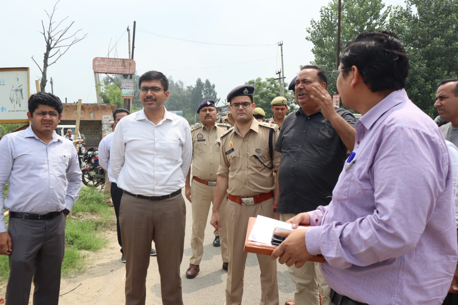 DM and SSP inspected the Kanwad route