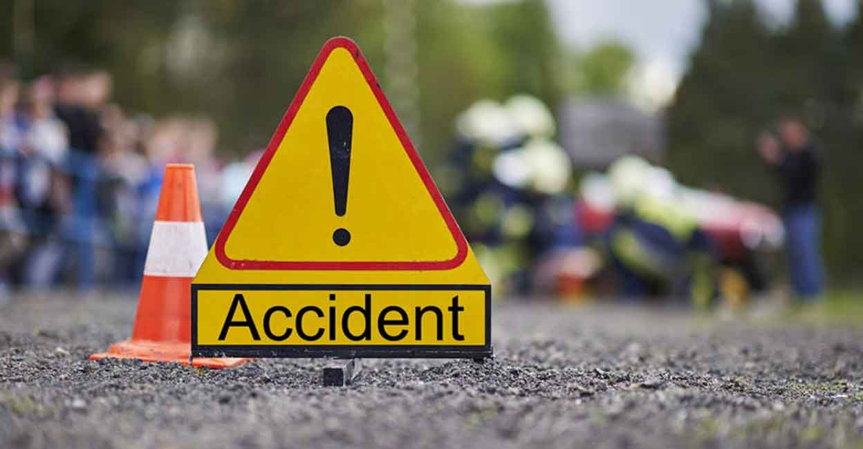 bike collided with cattle