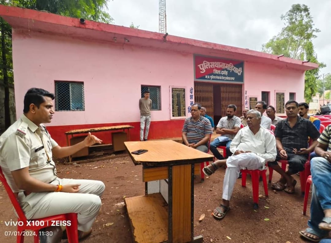 Public dialogue done by the police department to make the new laws and rules reach the people