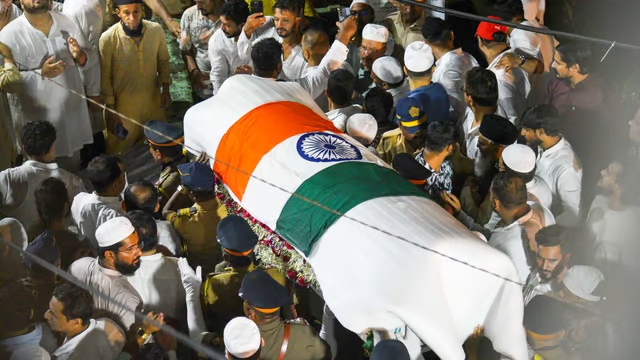 Baba Siddiqui's funeral took place amidst silence, he was buried
