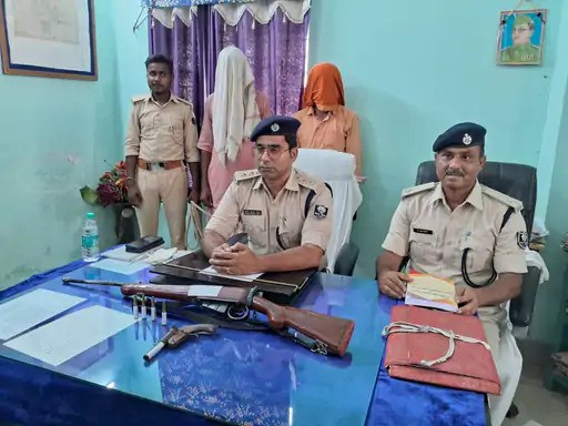 Father and son were about to commit a big crime in Saharsa