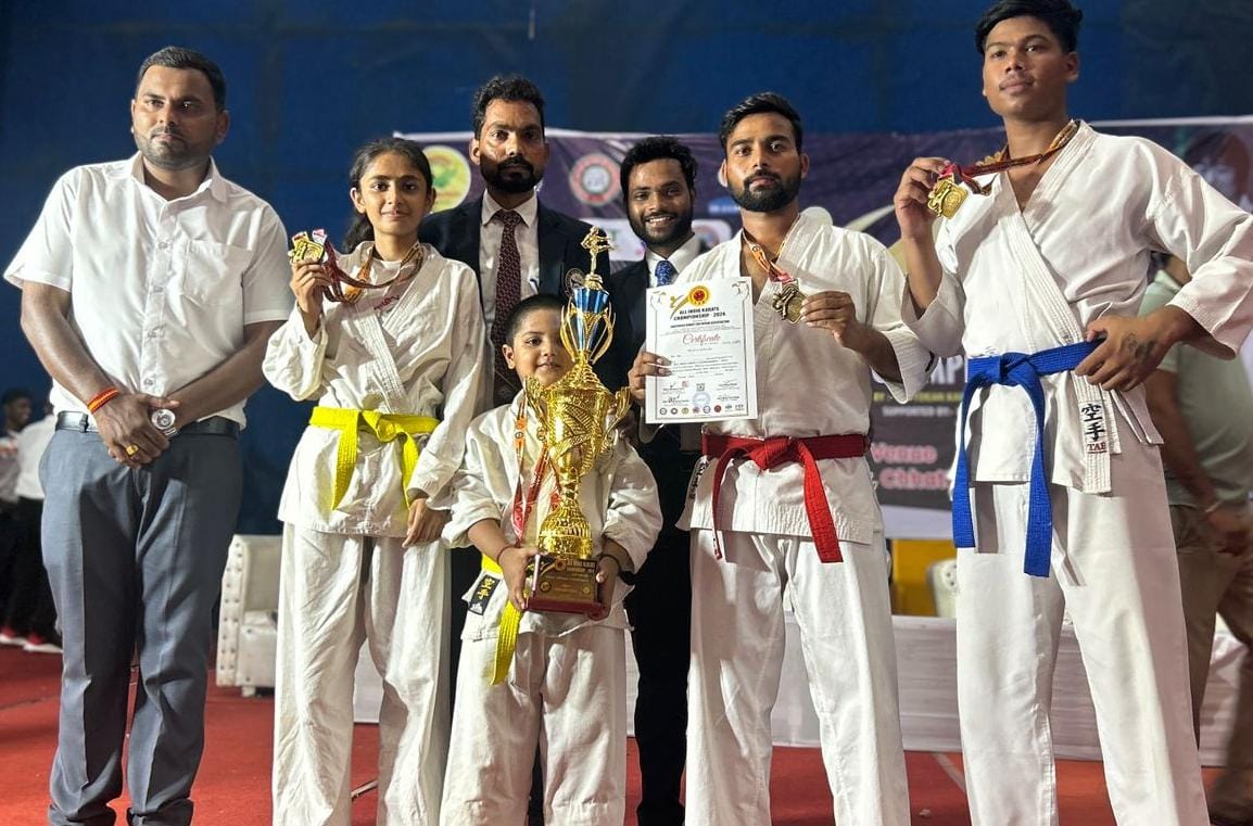 All India Karate Championship held in Bilaspur Chhattisgarh