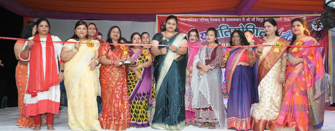 Baby show organized in Deoband fair pandal