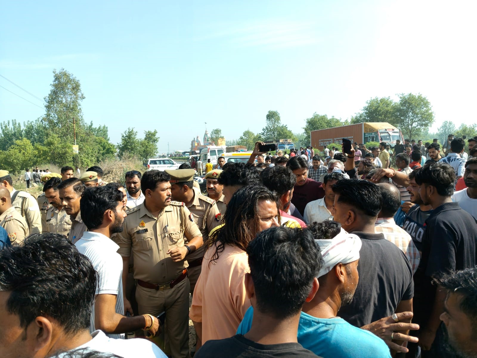 A massive explosion took place in a licensed firecracker factory in Jadauda Jatt village of Deoband Kotwali area, three people died