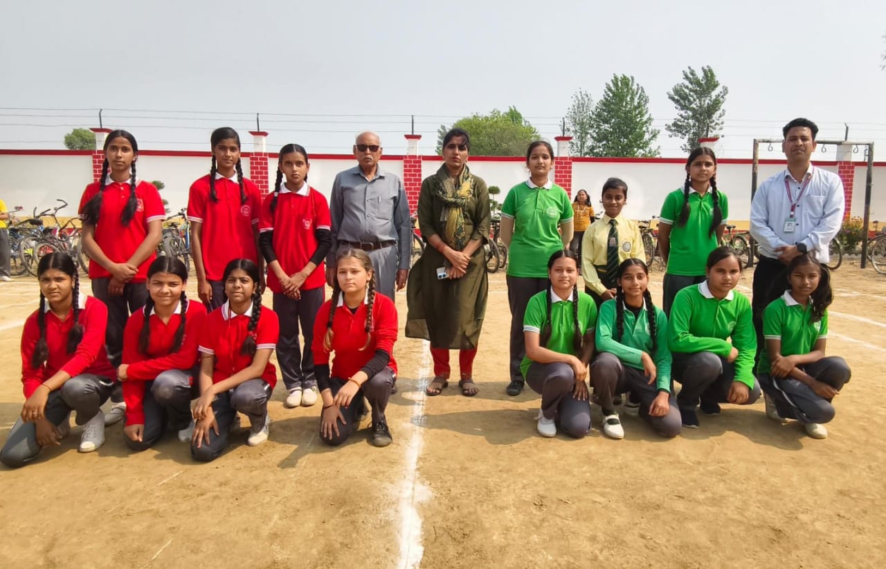 Sarvodaya Gyan Public School organised inter-house girls Kabaddi competition