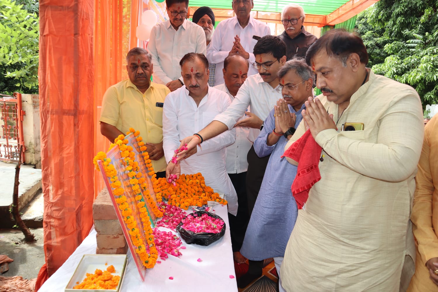 Bhoomi Pujan for the beautification work of Phoolwari Ashram, the memorial site of Shaheed Bhagat Singh Ji
